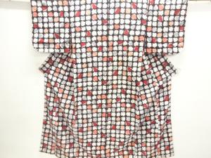 大正ロマン　抽象模様着物